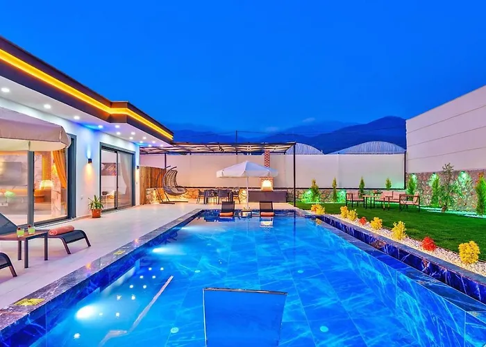 Cavdir 2 Bedroom Secluded With Private Pool Hot Tub * Kalkan